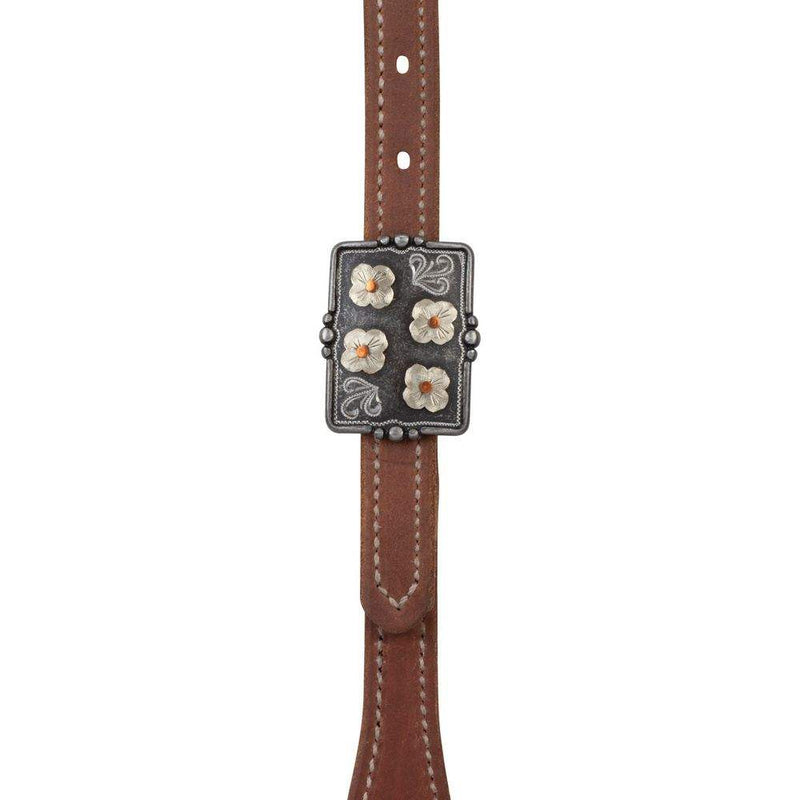 Weaver Leather ProTack Silver Flower Single Ear Headstall