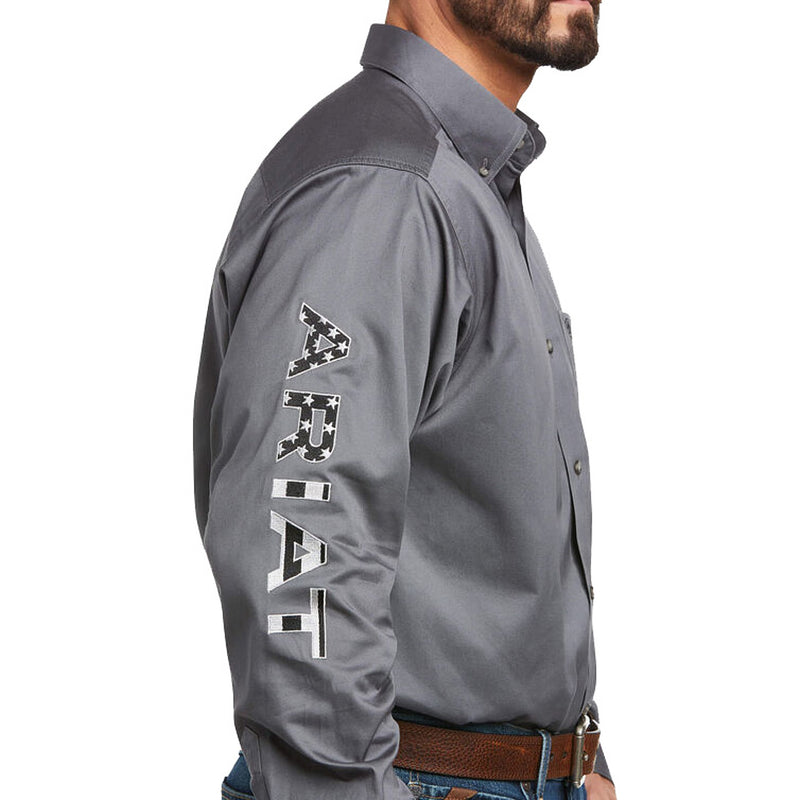 Ariat Men's Team Logo Twill Classic Fit Shirt