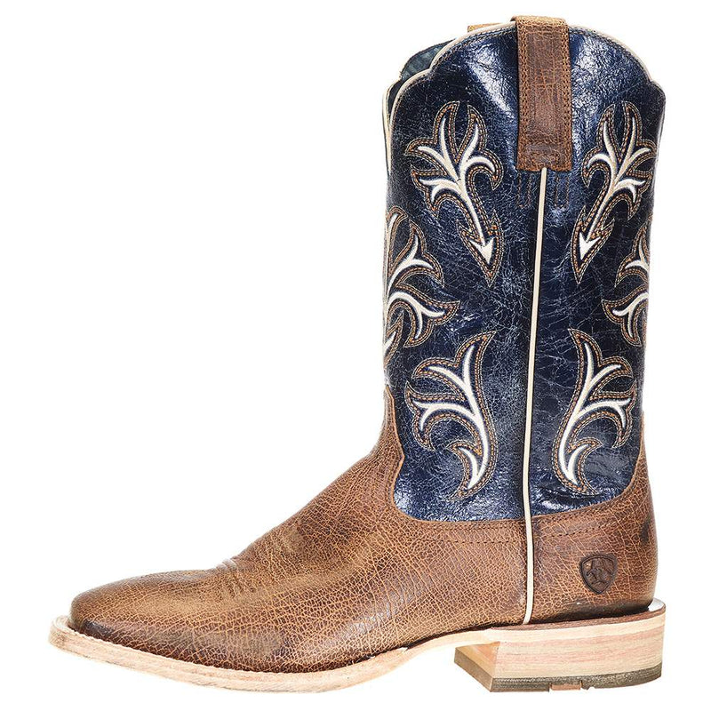 Ariat Men's Cowboss King Brown 11in. Grotto Blue Square Toe Boot