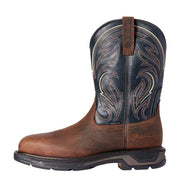 Ariat MEN`S WORKHOG XT COTTONWOOD BROWN OILED 11` MIDNIGHT BLUE TOP
