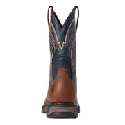 Ariat MEN`S WORKHOG XT COTTONWOOD BROWN OILED 11` MIDNIGHT BLUE TOP