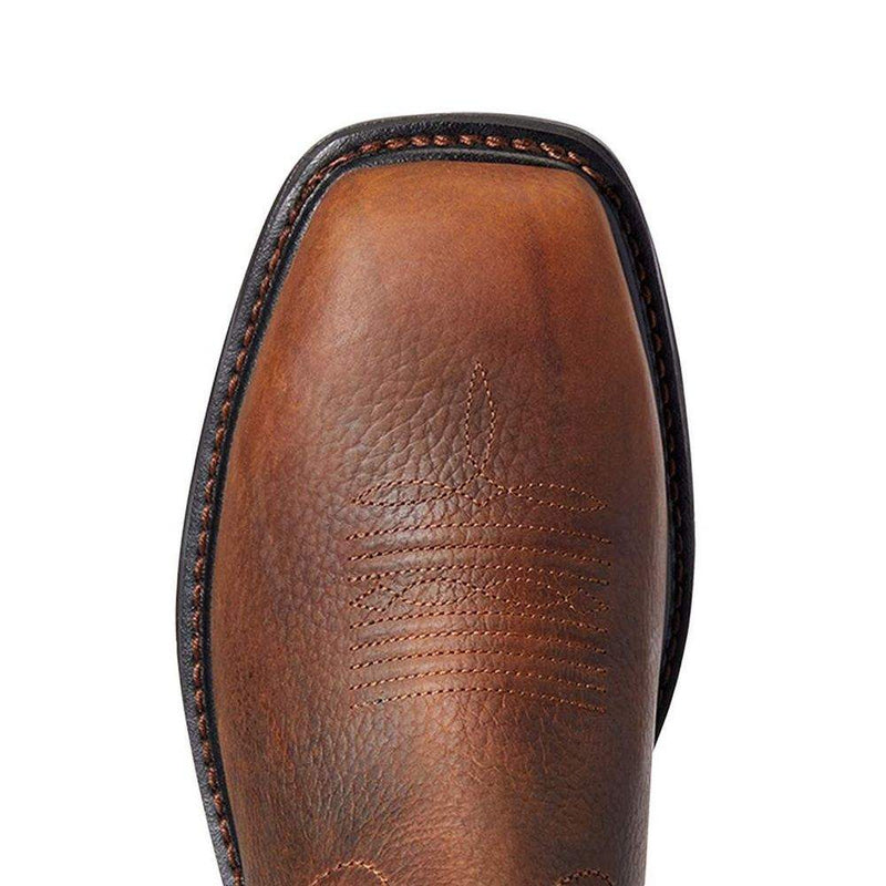 Ariat MEN`S WORKHOG XT COTTONWOOD BROWN OILED 11` MIDNIGHT BLUE TOP