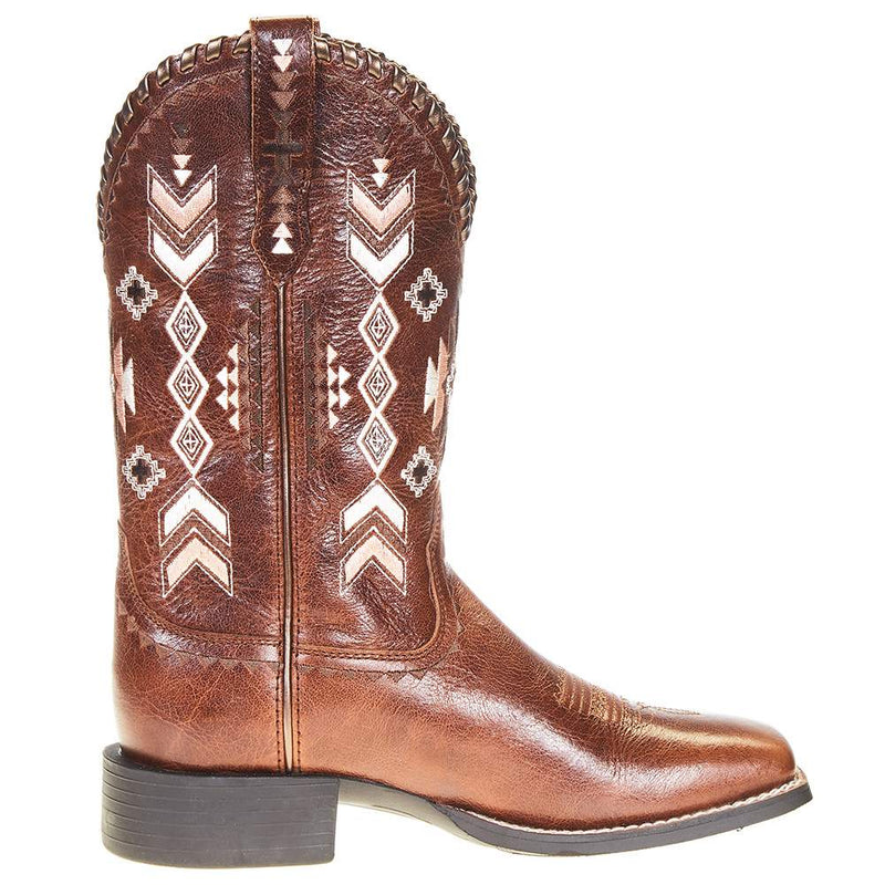 Ariat Women's Round Up Skyler Canyon Tan 11in. Tan Top Cowgirl Boot