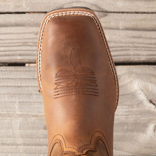 Ariat Men's Hybrid Venttek Distressed Brown American Flag Boot