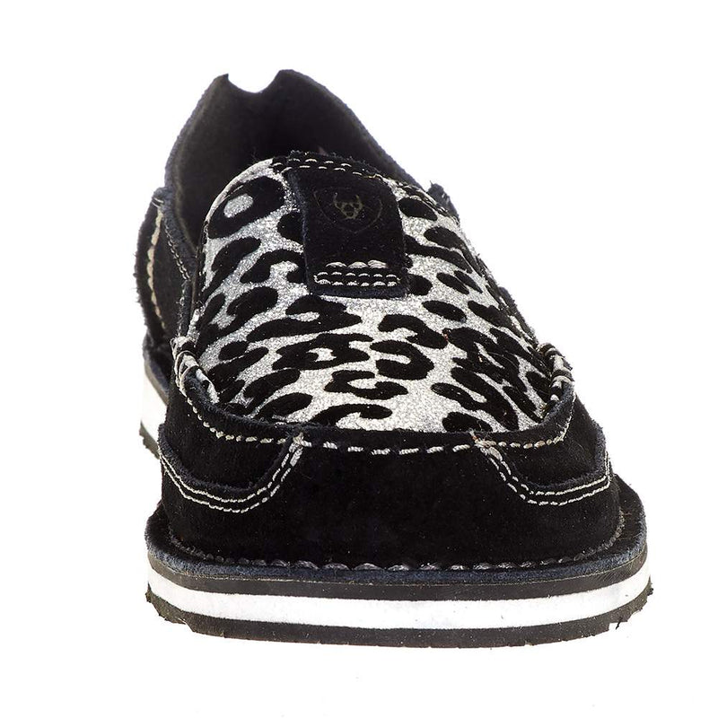Ariat Womens Black Silver Leopard Print Print Cruiser