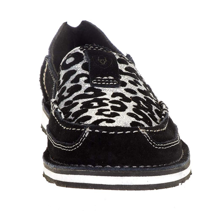 Ariat Womens Black Silver Leopard Print Print Cruiser