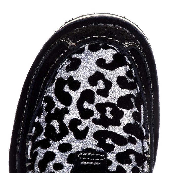 Ariat Womens Black Silver Leopard Print Print Cruiser