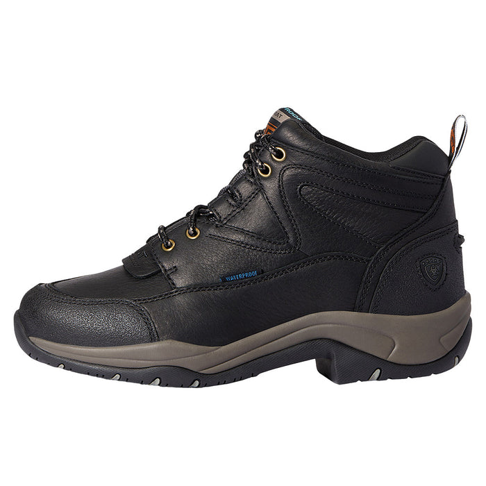 Ariat Women's Terrain Lace-Up 4in Shaft Black Waterproof Boot