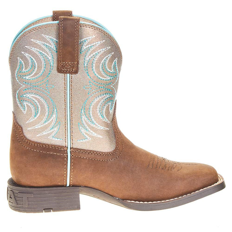 Ariat Youth Metallic Bronze Cowboy Boot