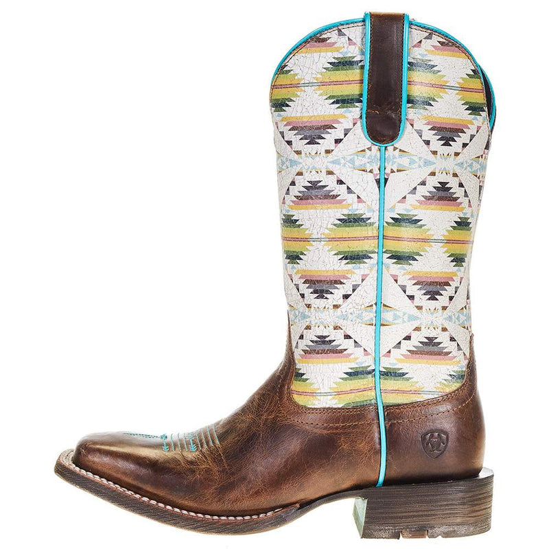 Ariat Women's Pendleton Circuit Savanna Amber Brown Cowgirl Boot