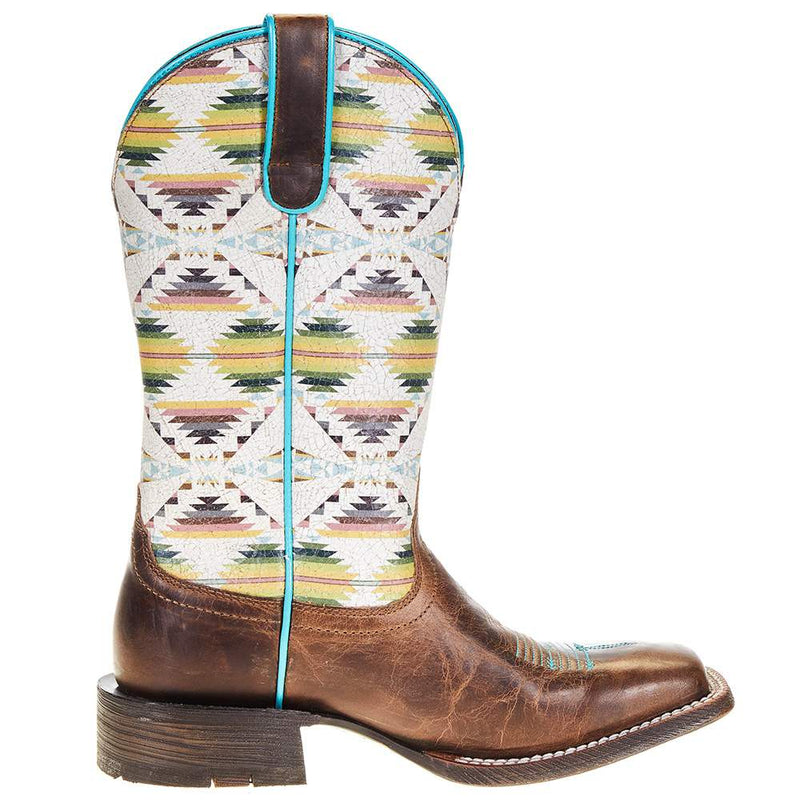 Ariat Women's Pendleton Circuit Savanna Amber Brown Cowgirl Boot
