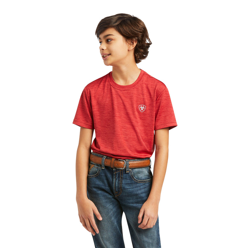 Ariat Boys Charger Flag Scooter Tee
