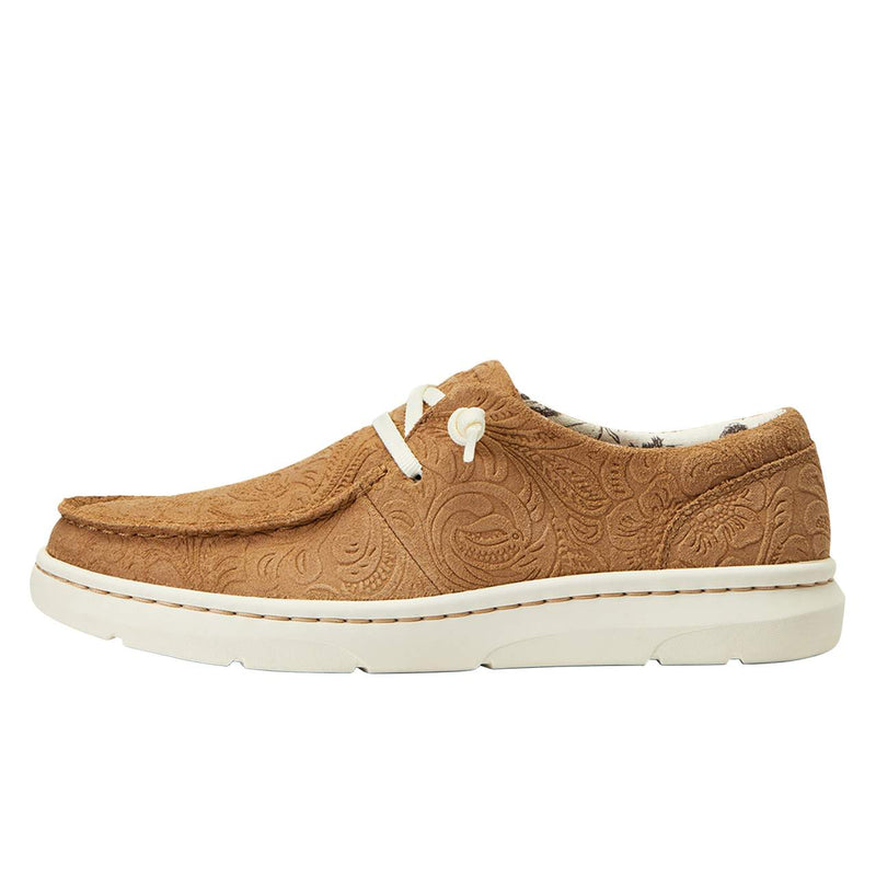 Ariat Women's Tan Floral Embossed Hilo