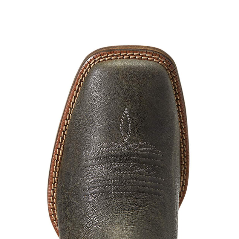 Ariat Men`s Grey/Blue Sport Square Toe Western Boot