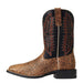 Ariat Men's Brown Sport Elephant Print Square Toe Western Boot