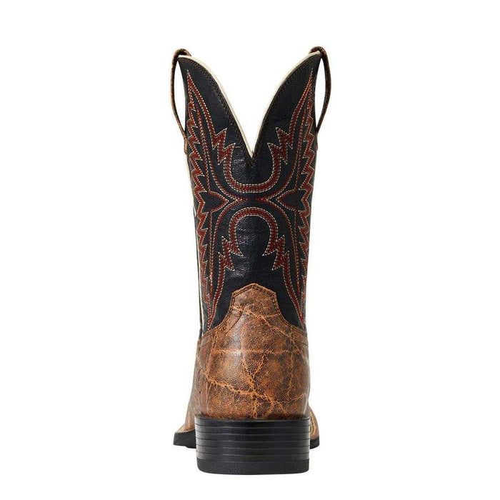 Ariat Men's Brown Sport Elephant Print Square Toe Western Boot