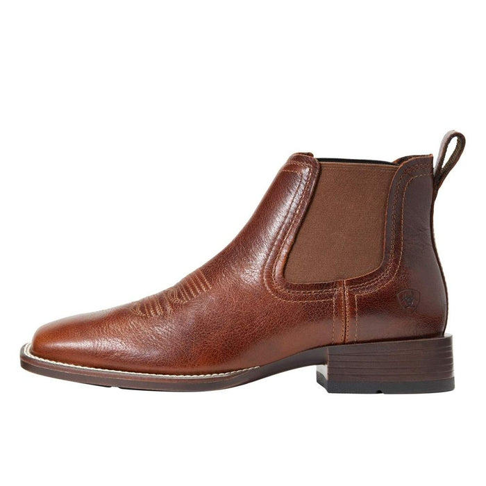 Men's Ariat Booker Ultra Square Toe Ankle Boots - The Boot Store