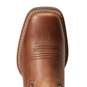 Ariat Childrens Brown Amos Square Toe Western Boot
