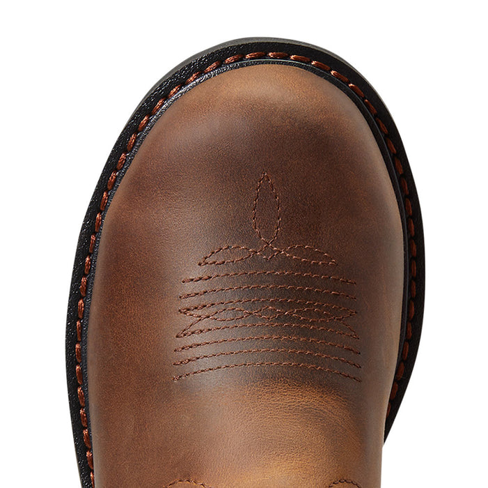 Ariat Women's Brown Fatbaby Steel Toe Work boot