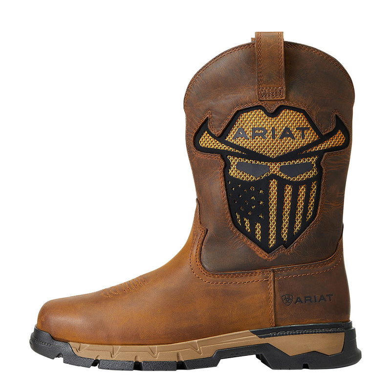 Ariat Men's Rebar Flex Western VenTEK Incognito Dark Earth Soft Toe Work Boot