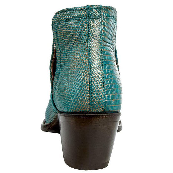 Ariat Women's Turquoise Metallic Lizard Dixon Western Boot