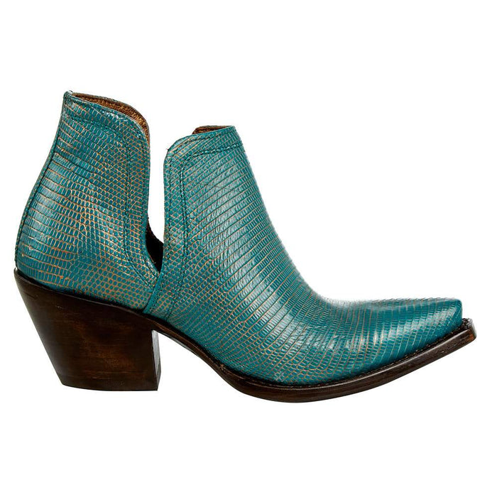 Ariat Women's Turquoise Metallic Lizard Dixon Western Boot