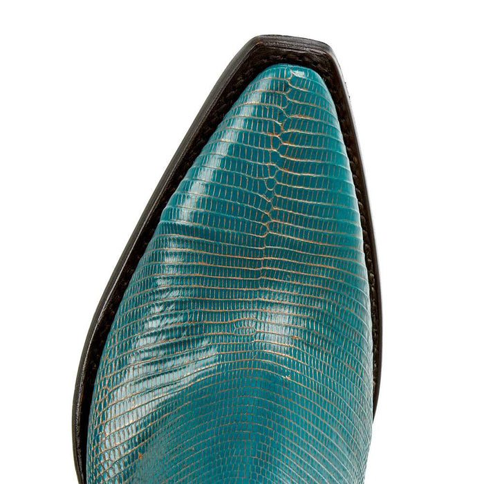 Ariat Women's Turquoise Metallic Lizard Dixon Western Boot
