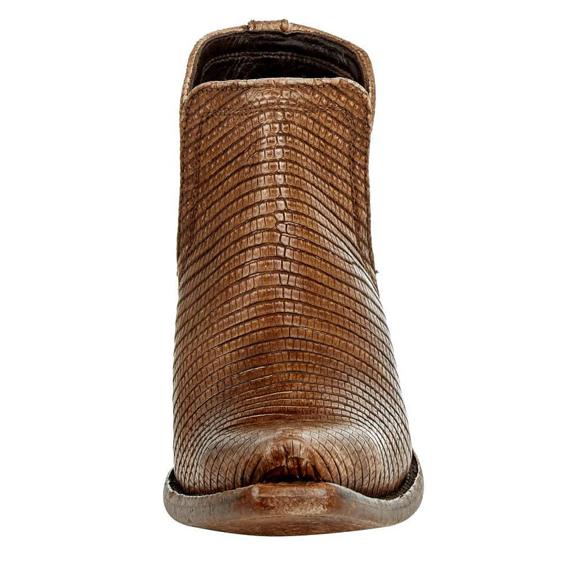 Ariat Women's Naturally Distressed Brown Dixon Lizard Western Boot