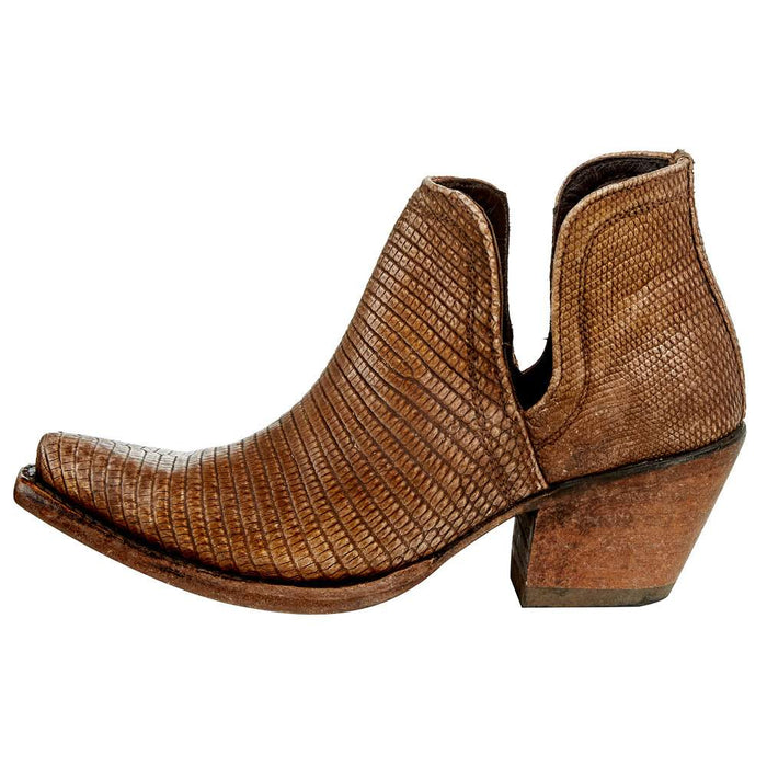 Ariat Women's Naturally Distressed Brown Dixon Lizard Western Boot