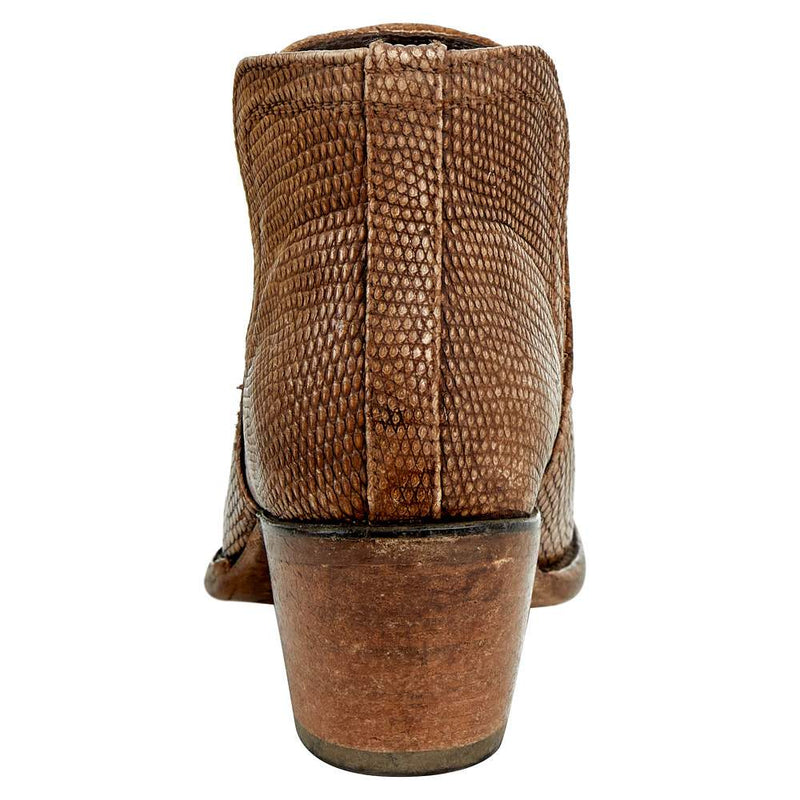 Ariat Women's Naturally Distressed Brown Dixon Lizard Western Boot