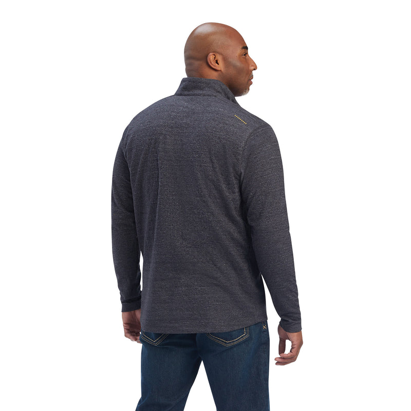 Ariat Men's Charcoal Rebar 1/4 Zip Shirt