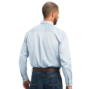Ariat Men's Cashmere Blue Solid Twill Shirt
