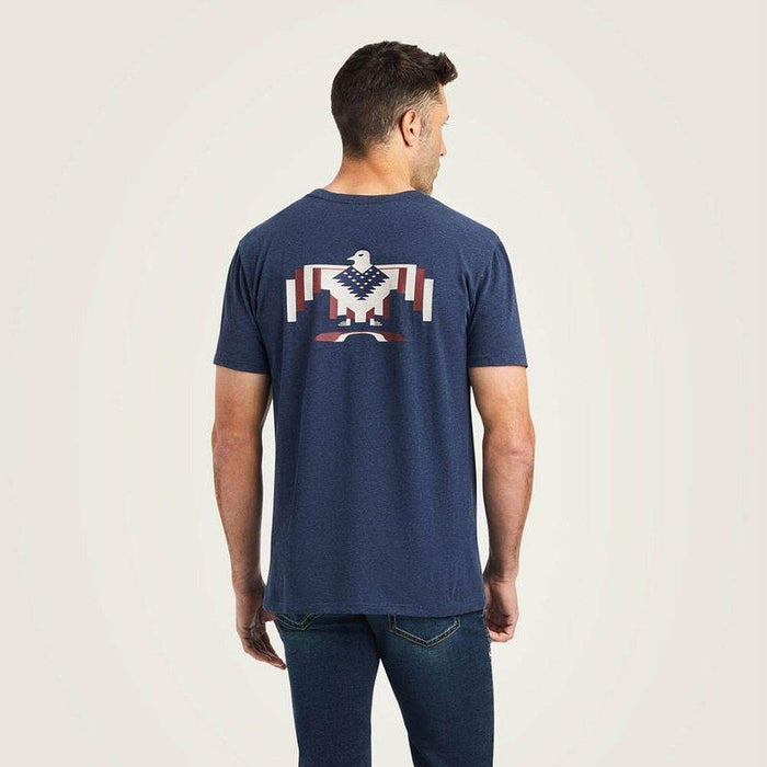 Ariat Men Chimayo Navy Graphic Tshirt