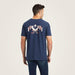 Ariat Men Chimayo Navy Graphic Tshirt