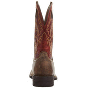 Ariat Mens Sport Rodeo Crazy Crunch Tan 11in Orange Top
