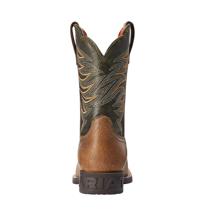 Ariat Youth Distressed Brown Alfalfa Firecatcher Cowboy Boot