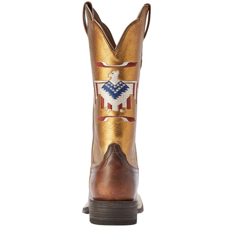 Ariat Women's Frontier Tan 12in. Tan Thunderbird Inlay Cowgirl Boot