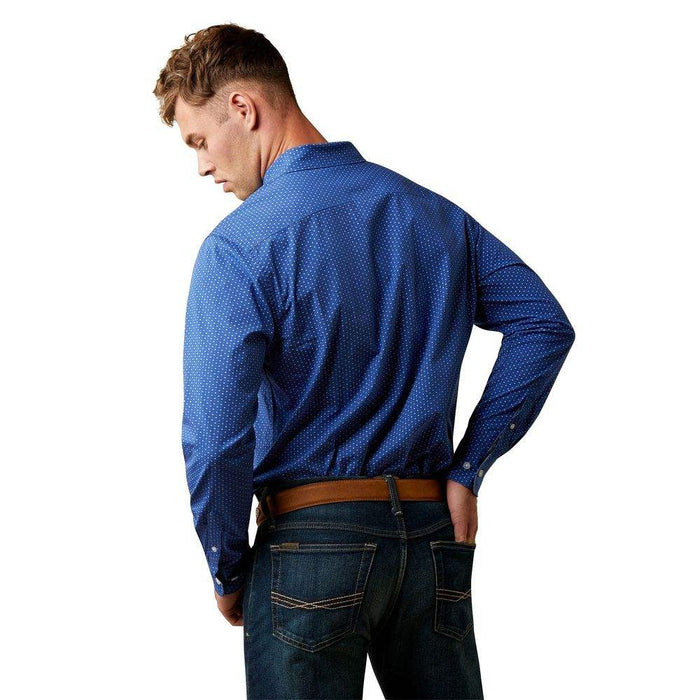 Ariat Men's Ditsy Stretch Modern Fit Button Down