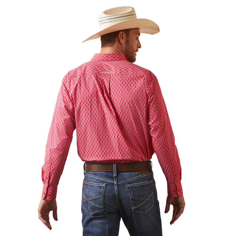 Ariat Mens Neiko Rose Red Shirt