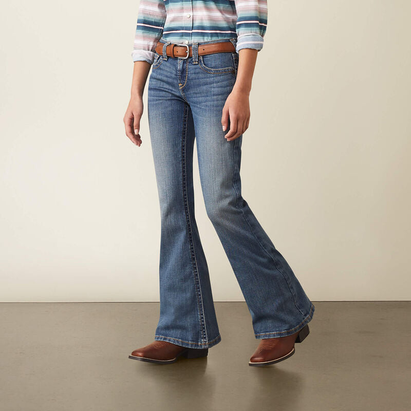 Ariat Girl's REAL Hallie Flare Jean
