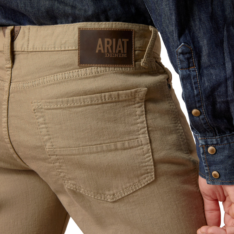 Ariat Men's Dark Khaki M7 Grizzly Straight Jeans