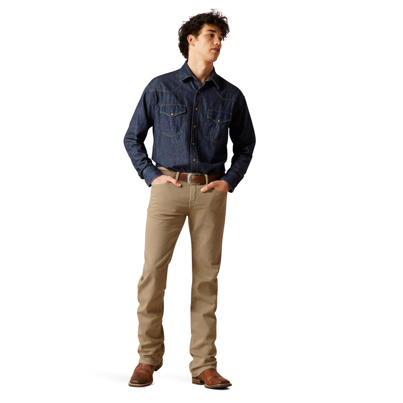 Ariat Men's Dark Khaki M7 Grizzly Straight Jeans