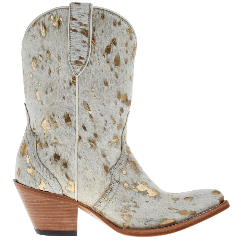 Ariat Women's Bandida White Metallic Hair On Bootie