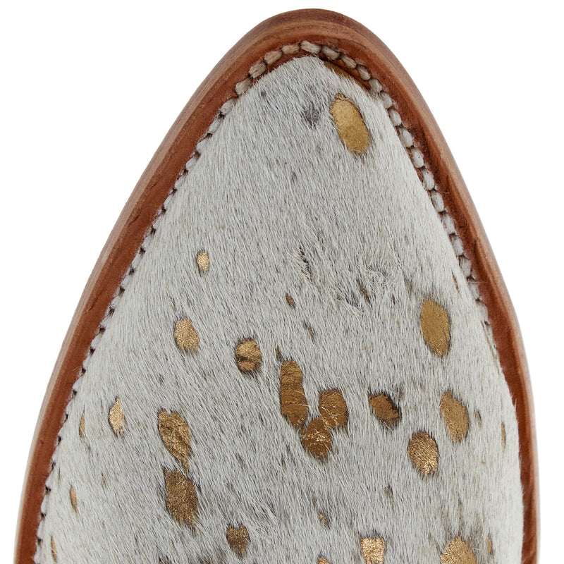 Ariat Women's Bandida White Metallic Hair On Bootie