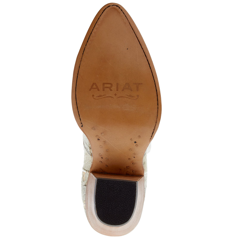Ariat Women's Bandida White Metallic Hair On Bootie