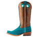 Ariat Womens Futurity Boon Ancient Turqouise Roughout Gilded Mocha Top Boot