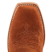 Ariat Women's Futurity Boon Cognac Roughout Electric Lime Patent Top Boot