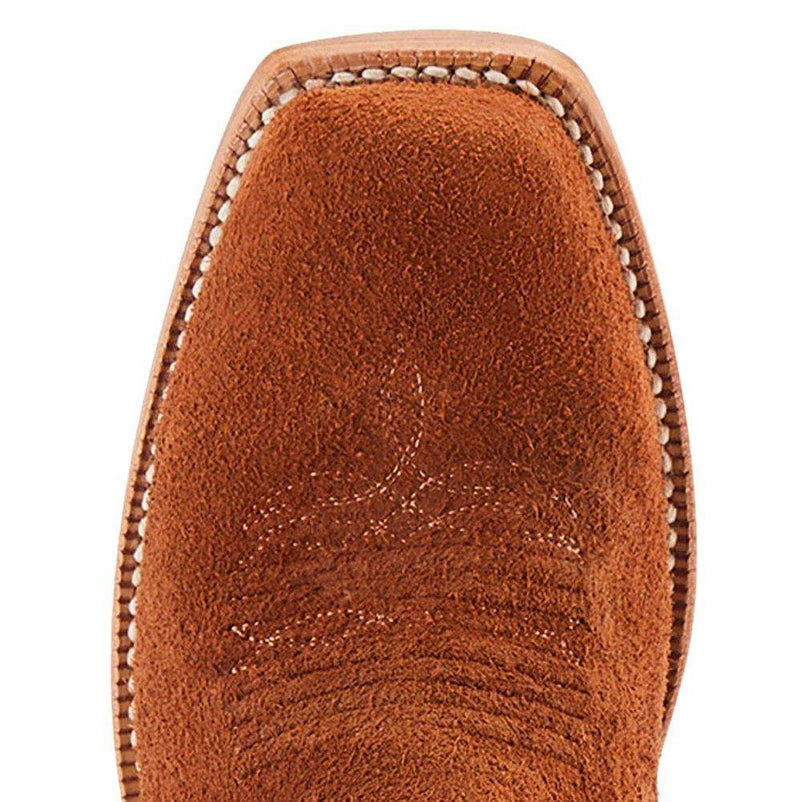 Ariat Women's Futurity Boon Cognac Roughout Electric Lime Patent Top Boot