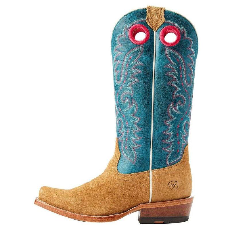 Ariat Women's Futurity Boon Buckskin Roughout Something Borrowed Top Boot