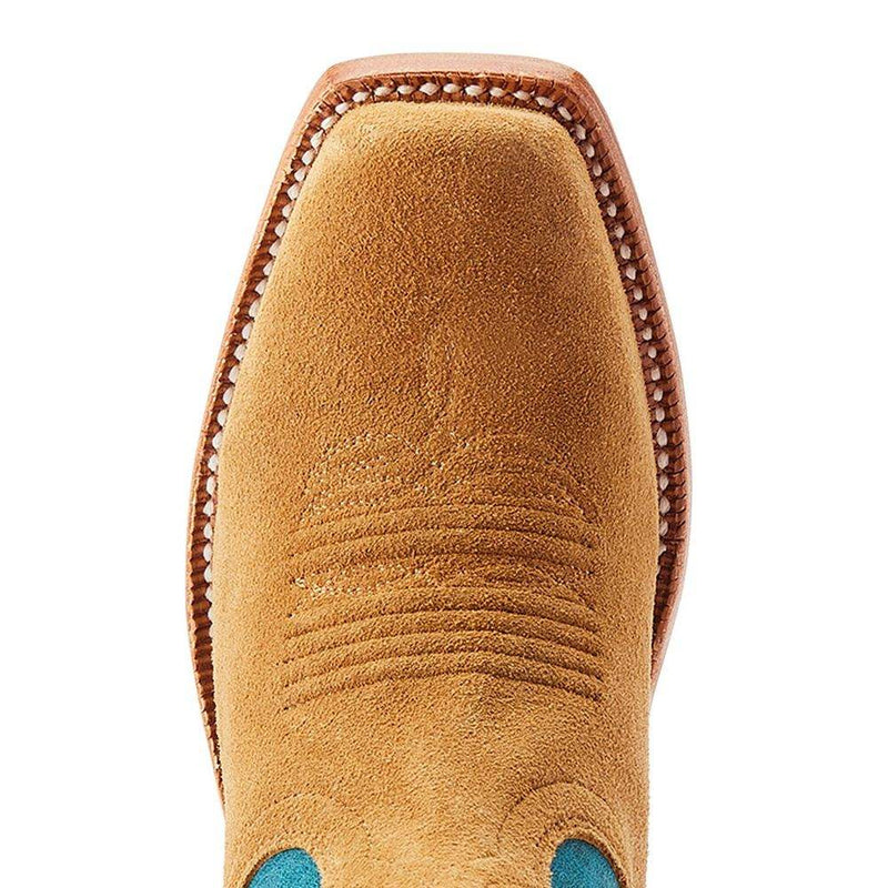 Ariat Women's Futurity Boon Buckskin Roughout Something Borrowed Top Boot